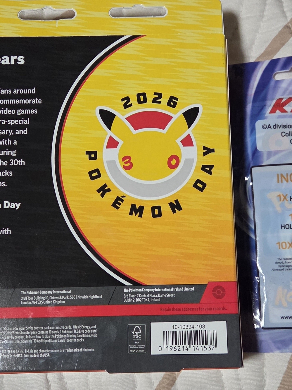 bundled up Pokémon Pikachu Promo Card & Coin Set - Picture 2 of 2